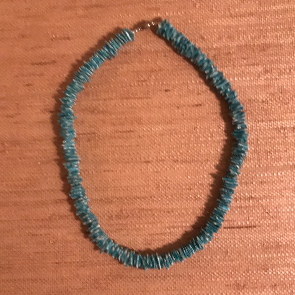 Ceramic beaded aqua